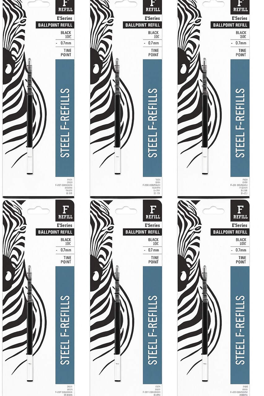 Zebra F Refill for F-301 Fine Point Pen − Pack of 1 Refill for F301, F402, F701 – Smooth Writing School & Office Supply